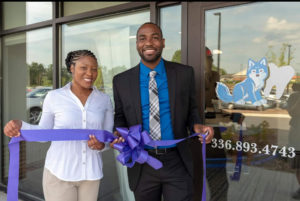 Blue Wolf Dental Ribbon Cutting